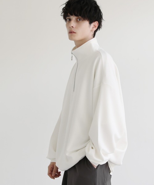 LILL（リル） トレーナー スウェット ビッグシルエットリングハーフ