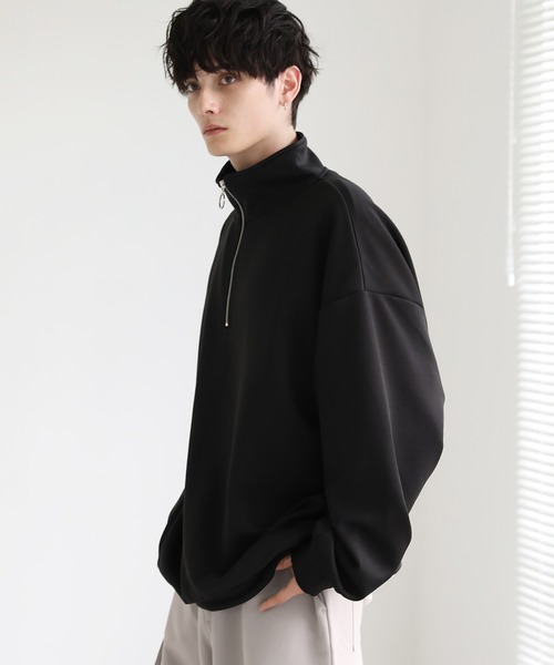 トレーナー スウェット BLACK JACKALL CROWN ポンチ ジルコンプリント BIGシルエット ブルゾン レディース BLACK JACKALL CROWN トレーナー スウェット ポンチ ジルコン