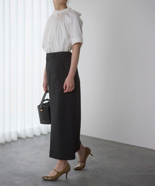 Sirin スカート フロントベンツスリムスカート「日本製
