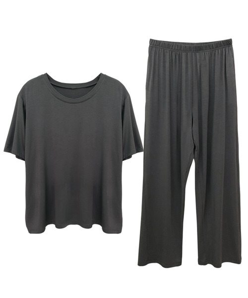 ルームウェア DAY CLOSET パジャマ ルームウェア レディース 5分袖パッド付き
