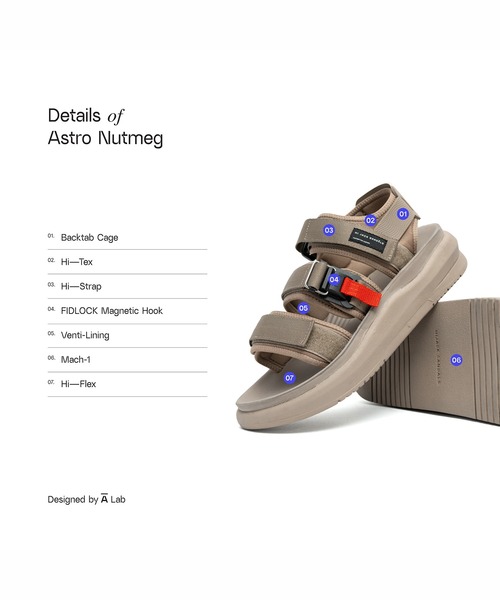 HIJACK SANDALS サンダル ASTRO Nutmeg / SANDALS(ハイジャック