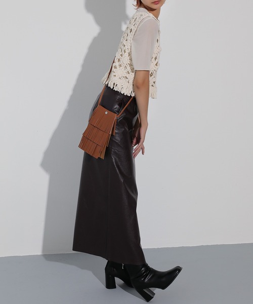 ショルダーバッグ バッグ フリンジ ショルダー ミニバッグ レディース