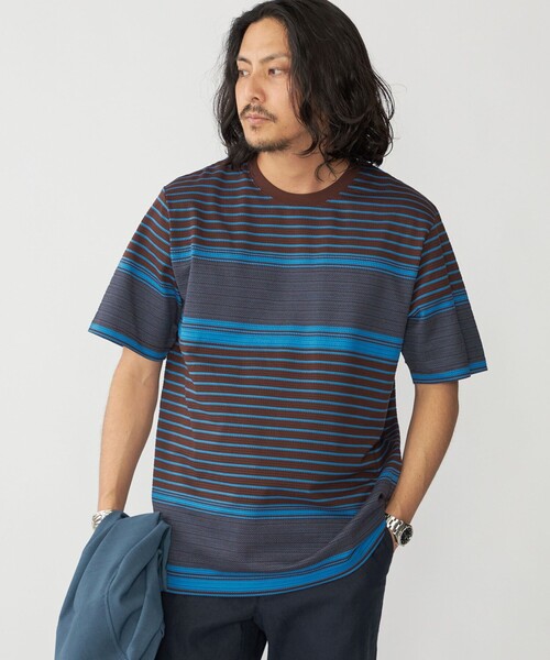 SHIPS（シップス） tシャツ SHIPS: タック ボーダー Tシャツ メンズ
