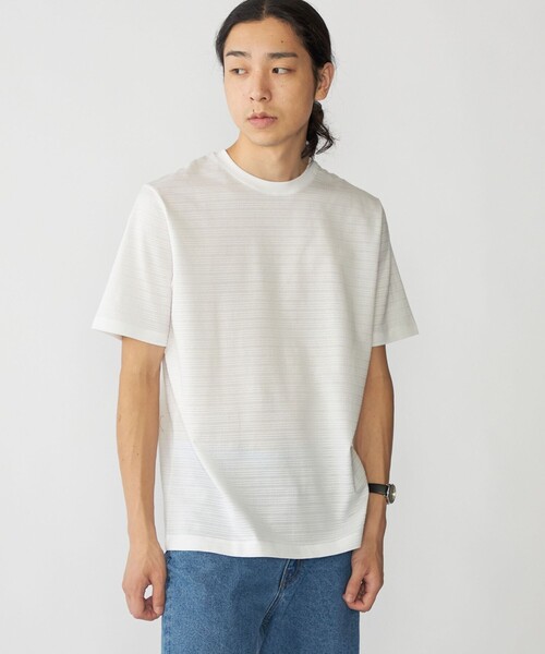 SHIPS（シップス） tシャツ SHIPS: タック ボーダー Tシャツ メンズ