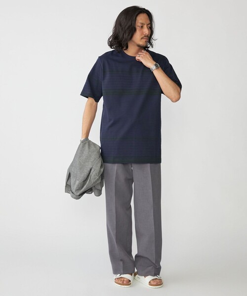 SHIPS（シップス） tシャツ SHIPS: タック ボーダー Tシャツ メンズ