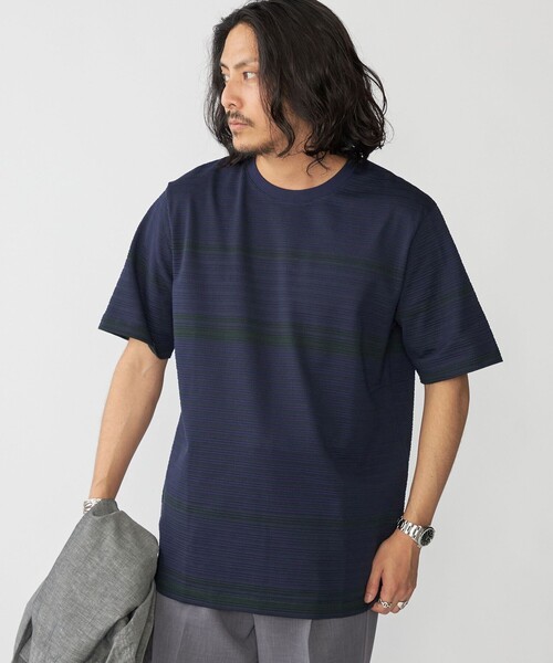 SHIPS（シップス） tシャツ SHIPS: タック ボーダー Tシャツ メンズ