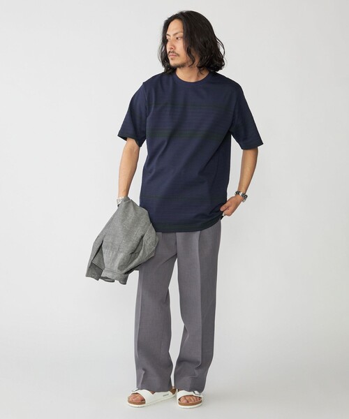 SHIPS（シップス） tシャツ SHIPS: タック ボーダー Tシャツ メンズ