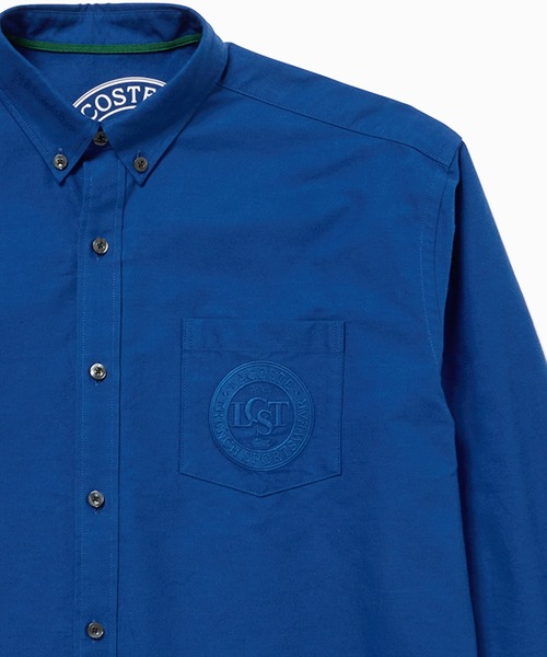 LACOSTE SPORT 長袖シャツ ネイビー/ホワイト FR 4