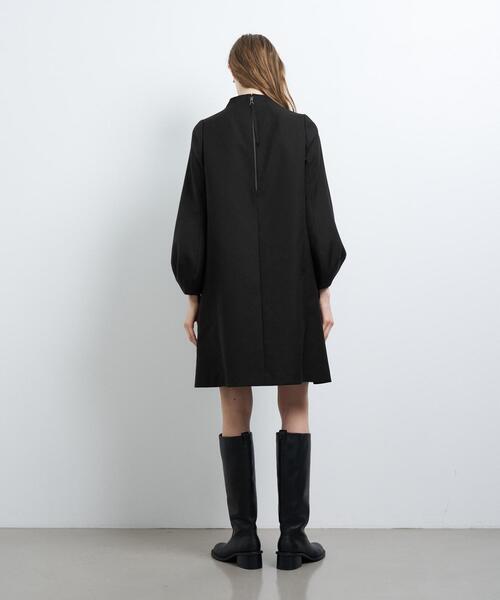 LANVIN en Bleu ワンピース ボトルネックコクーンスリーブワンピース 