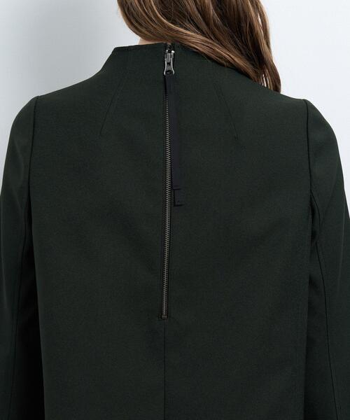 LANVIN en Bleu ワンピース ボトルネックコクーンスリーブワンピース 