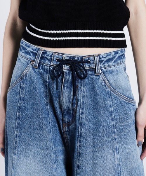 新品 DENIM DUNGAREE サロペット ワイドパンツ インディゴデニム デニムダンガリー DENIM DUNGAREE 8oz Denim Overalls （NAVY