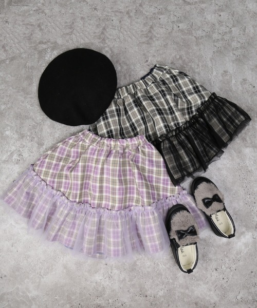 AIMABLE スカート リバーシブルスカート キッズ 子供服 女の子