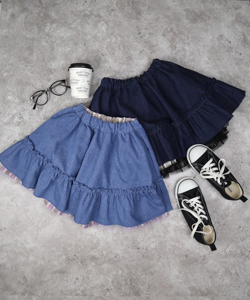 【新品】現行品　リバーシブルスカート110 AIMABLE スカート リバーシブルスカート キッズ 子供服 女の子