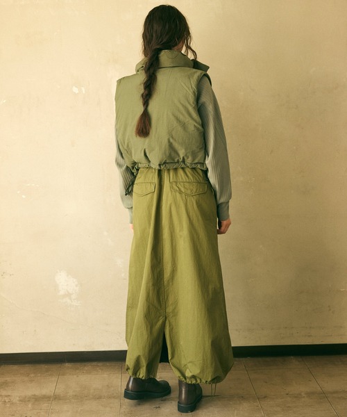 RNA-N（アールエヌエーエヌ） スカート G1078 ミリタリーハイウエスト