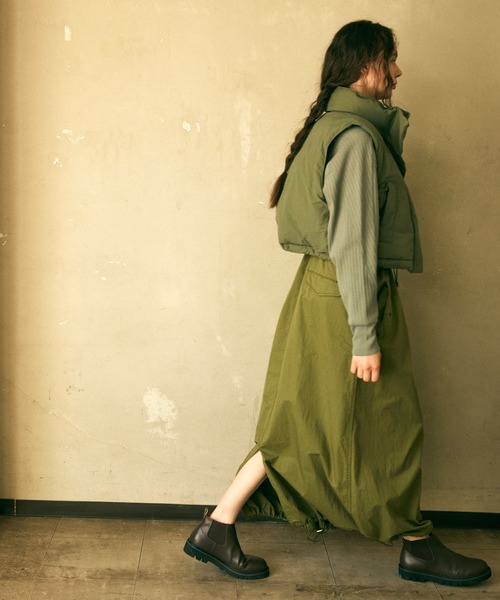 RNA-N（アールエヌエーエヌ） スカート G1078 ミリタリーハイウエスト