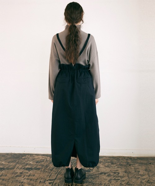 RNA-N（アールエヌエーエヌ） スカート G1078 ミリタリーハイウエスト