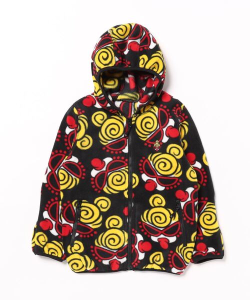ヒスミニ パーカー HYSTERIC MINI パーカー Hystericmini FACE総柄 マイクロ