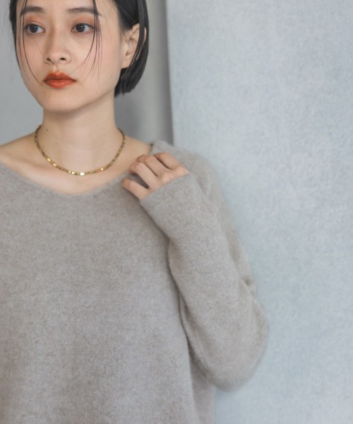 ニット セーター CNラクーンコン2WAYニット レディース A part by ニット セーター CNラクーンコン2WAYニット