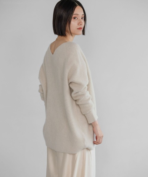 A part by（アパートバイ） ニット セーター CNラクーンコン2WAYニット