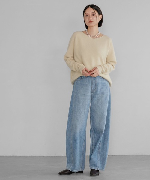 A part by（アパートバイ） ニット セーター CNラクーンコン2WAYニット