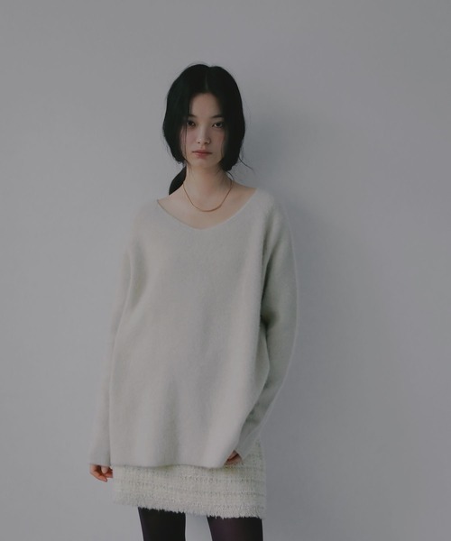 A part by CNラクーンコン2WAYニットプルオーバー A part by｜CNラクーンコン2WAYニットプルオーバー | Rakuten Fashion