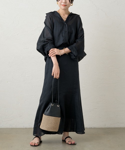 未使用品★Loungedress ロングスカート Loungedress 「LOUNGEDRESS」 ロングスカート FREE レッド