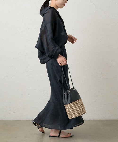未使用品★Loungedress ロングスカート Loungedress 「LOUNGEDRESS」 ロングスカート FREE レッド