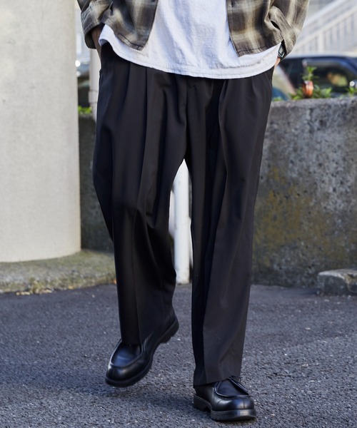 FREAK'S STORE マルチサイズ スラックス ワイドシルエット