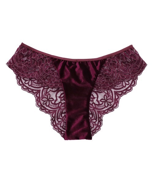 ANNEBRA（アンブラ） ショーツ Velvet ベロア×レースショーツ