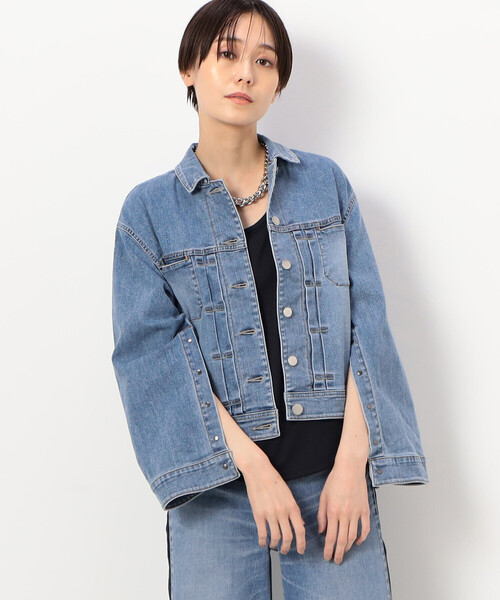 K．T キヨコ タカセ（K．T KIYOKO TAKASE）/中空ストレッチデニム デニムジャケット K.T KIYOKO TAKASE（K.T キヨコ タカセ） デニムジャケット gジャン