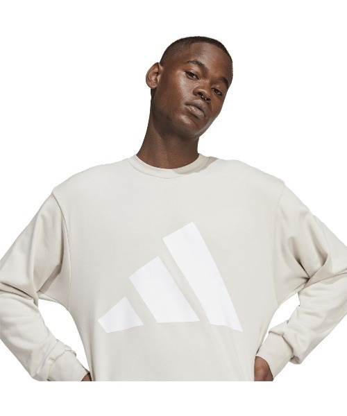  アディダス トレーナー スウェット ホワイト ビックロゴ メンズL adidas（アディダス） トレーナー スウェット エッセンシャルズ