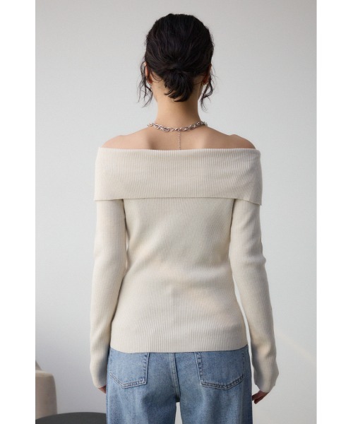 AZUL BY MOUSSY ニット セーター オフショルダーニット