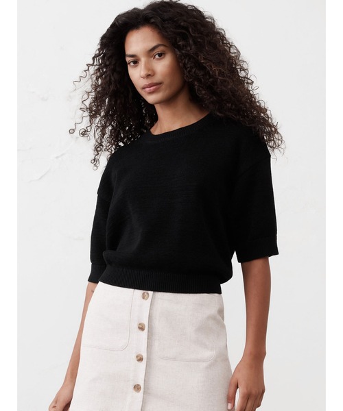 ニット セーター BANANA REPUBLIC FACTORY STORE　　テクスチャードステッチプルオーバーセーター レディース BANANA REPUBLIC ニット セーター FACTORY STORE テクスチャード