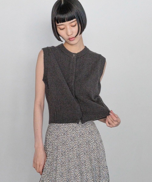 ベスト ジレ クロップドベスト　 289081 レディース ベスト ジレ クロップドベスト 289081 レディース : ZOZOTOWN