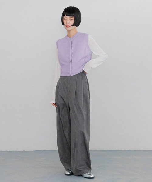 ベスト ジレ クロップドベスト　 289081 レディース ベスト ジレ クロップドベスト 289081 レディース : ZOZOTOWN