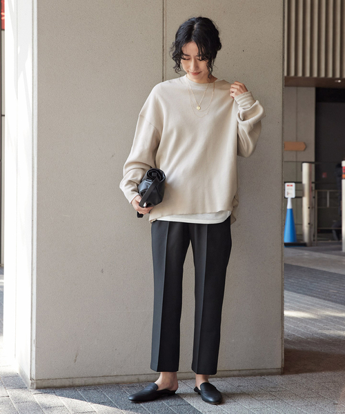AP Studio ドライツイルクロップドパンツ AP Studio ドライツイルクロップドパンツ パンツ