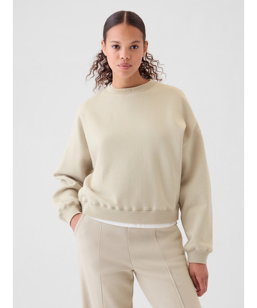 トレーナー スウェット GapStudio ヴィンテージソフト ウェッジ スウェットシャツ トレーナー レディース GapStudio ヴィンテージソフト ウェッジ スウェットシャツ