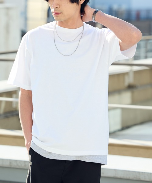 [NOiD] Tシャツ Lサイズ　白　United Athle United Athle（ユナイテッドアスレ） tシャツ メンズ : ZOZOTOWN Yahoo