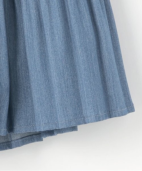 パンツ イージープリーツスカパン キッズ 子供服 女の子の画像