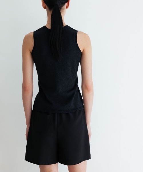 タンクトップ ノースリーブ Studio Doe  Reversible Knitted Breasted Tank Top レディース Studio Doe タンクトップ ノースリーブ Reversible Knitted
