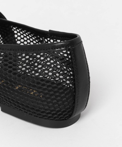 VELETTO ブラック メッシュ フラットシューズ JOURNAL STANDARD relume｜【VELETTO/ヴェレット】メッシュ