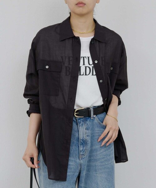 【GALLARDAGALANTE】ローンシャツ GALLARDAGALANTE ブラウス シャツ ローンシャツ レディース