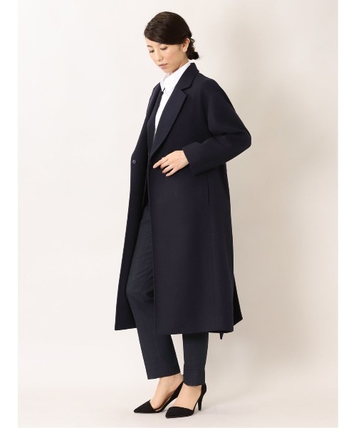 「m.f.editorial」 チェスターコート LARGE ライトグレー レディース_画像2