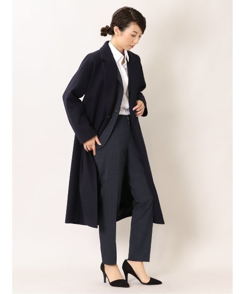 「m.f.editorial」 チェスターコート LARGE ライトグレー レディース_画像4