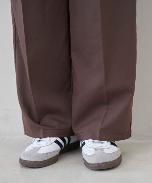 coen パンツ 「接触冷感」イージービューティワイドパンツ（WEB
