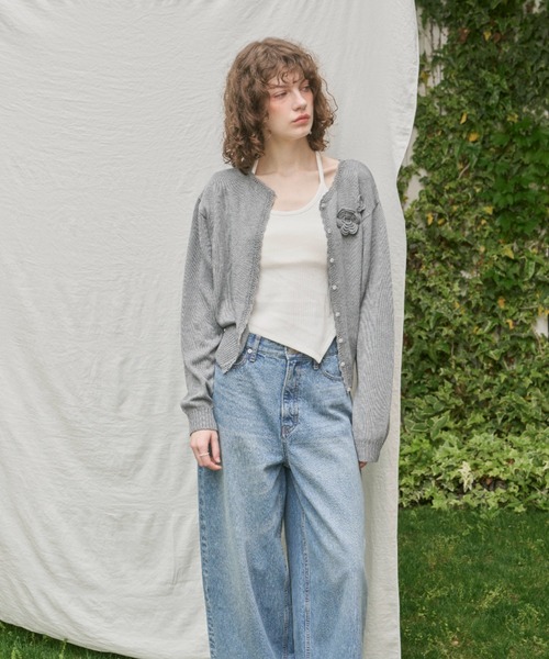 カーディガン BOTANICAL GARDEN PARTY KNIT CARDIGAN カーディガン レディース BOTANICAL GARDEN PARTY KNIT CARDIGAN カーディガン