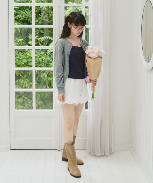 カーディガン SUMMER TWEED KNIT CD/サマーツィードニットカーディガン レディース SUMMER TWEED KNIT CD/サマーツィードニットカーディガン