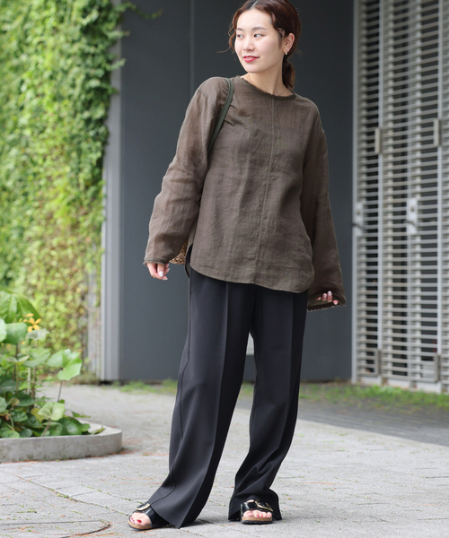 JOURNAL STANDARD relume ブラウス シャツ ラミーコットン