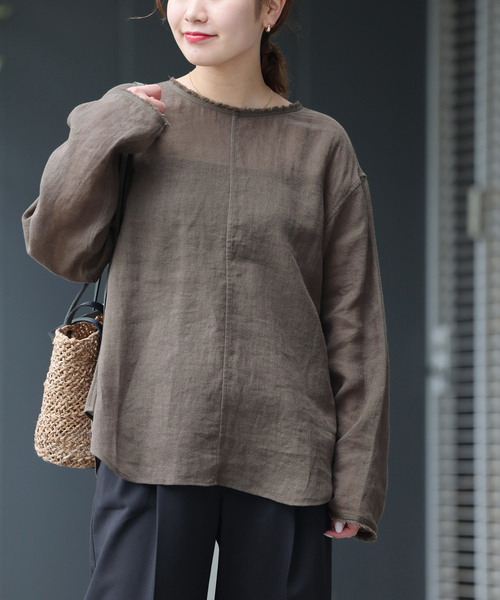 JOURNAL STANDARD relume ブラウス シャツ ラミーコットン