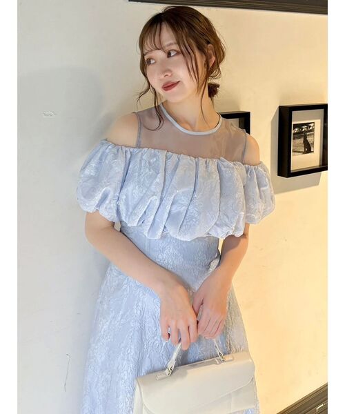 dazzlin（ダズリン） ドレス 「藤井サチコラボ」ジャカードバルーン